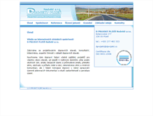 Tablet Screenshot of dprojekt.cz